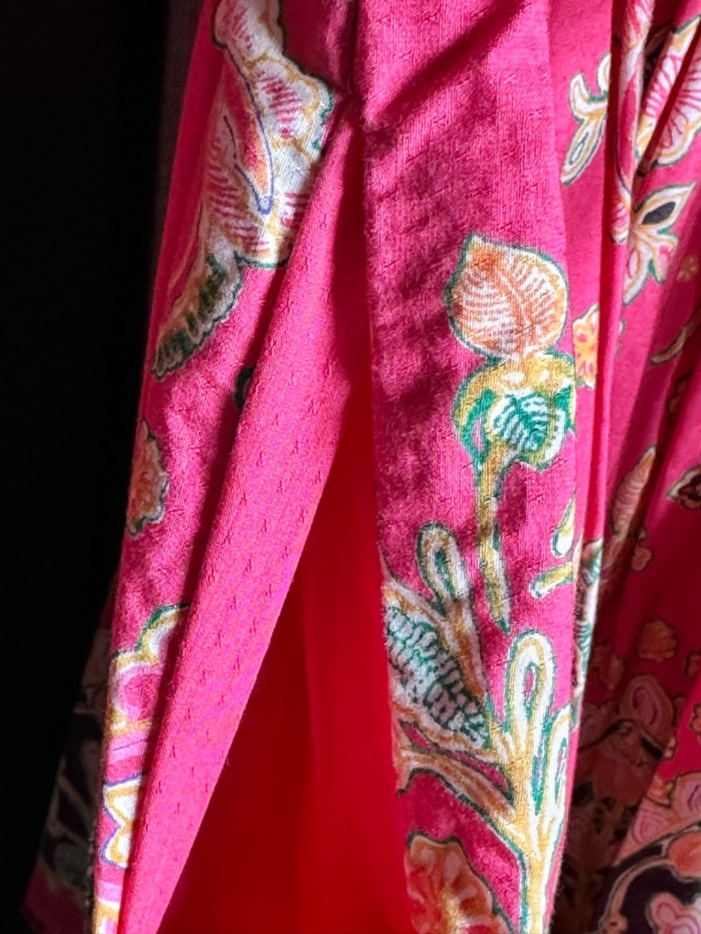 Anthropologie Raquel Beaded + Embroidered Wrap Style Mini Dress in Pink, Size M - Picture 5 of 13
